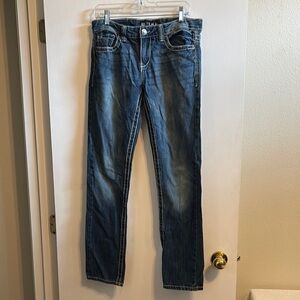 Black Blue Slim Jeans Timeless Style